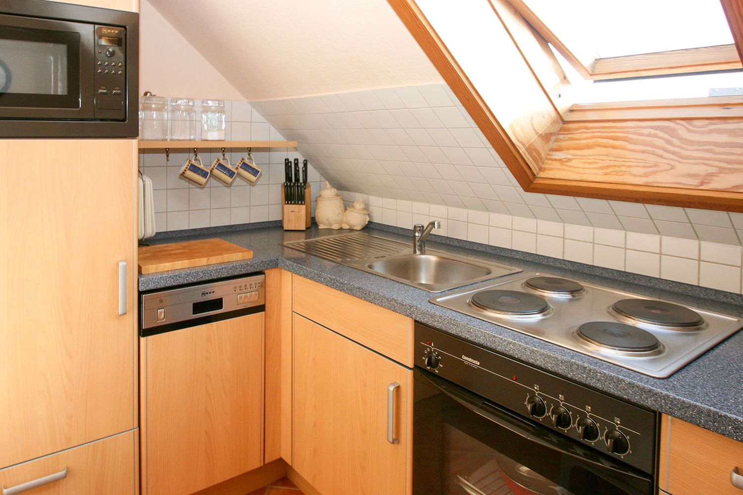 Küche der Ferienwohnung