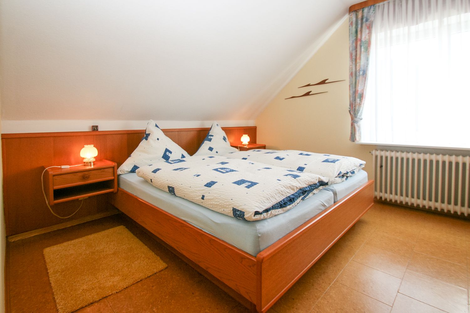 Schlafzimmer der Ferienwohnung