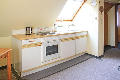 Küche der Studio-Wohnung