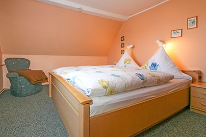 Schlafzimmer der Studio-Wohnung